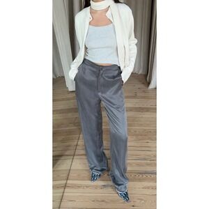 Djerf Avenue On The Go Pants Storm Gray Size Small